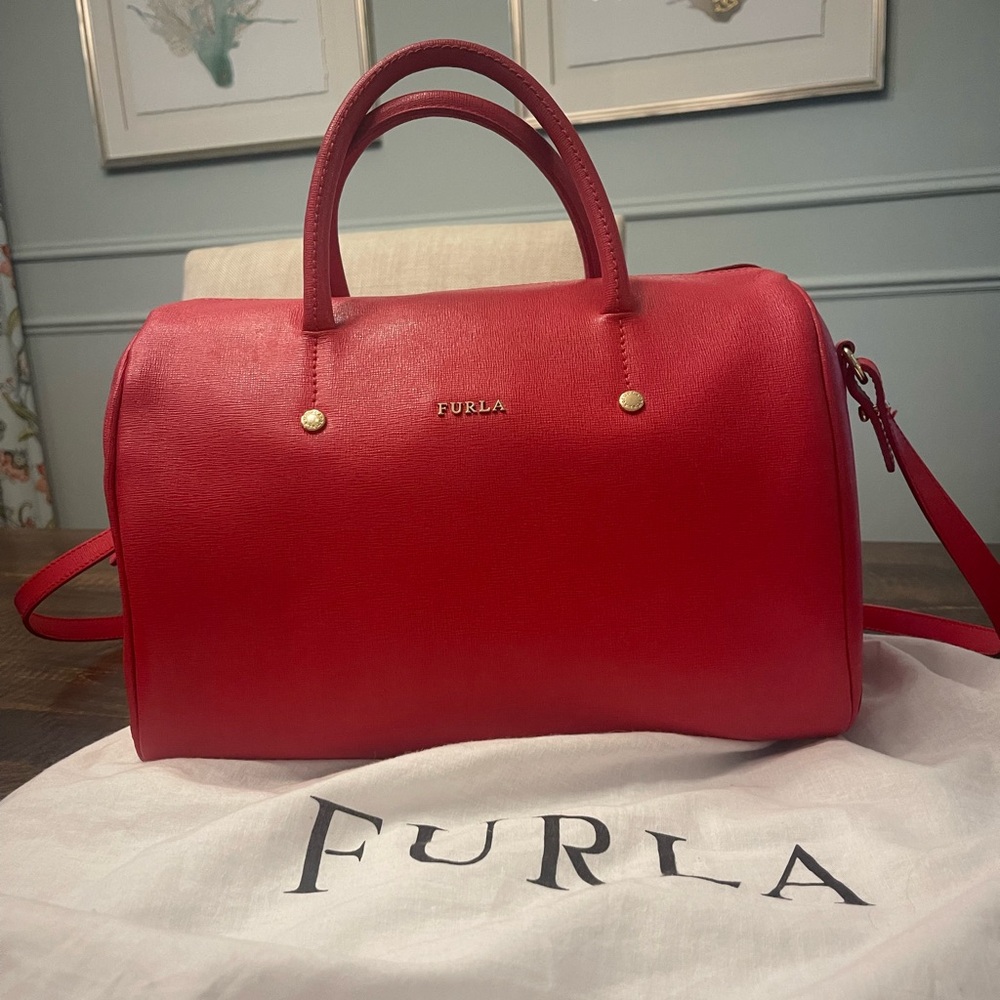 FURLA leather handbag
